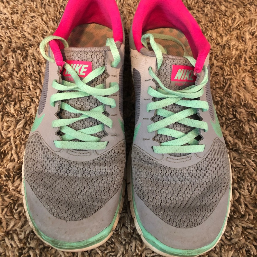 Gently worn Nike running shoes